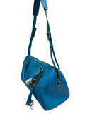 Braun Buffel Leather Tote Blue