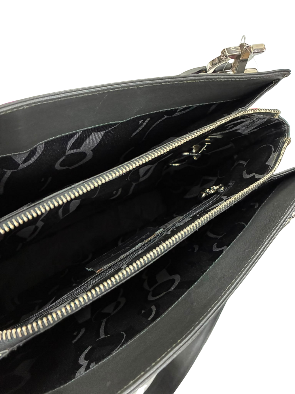 Salvatore Ferragamo BC216256 Gancini Black Leather Shoulder Bag