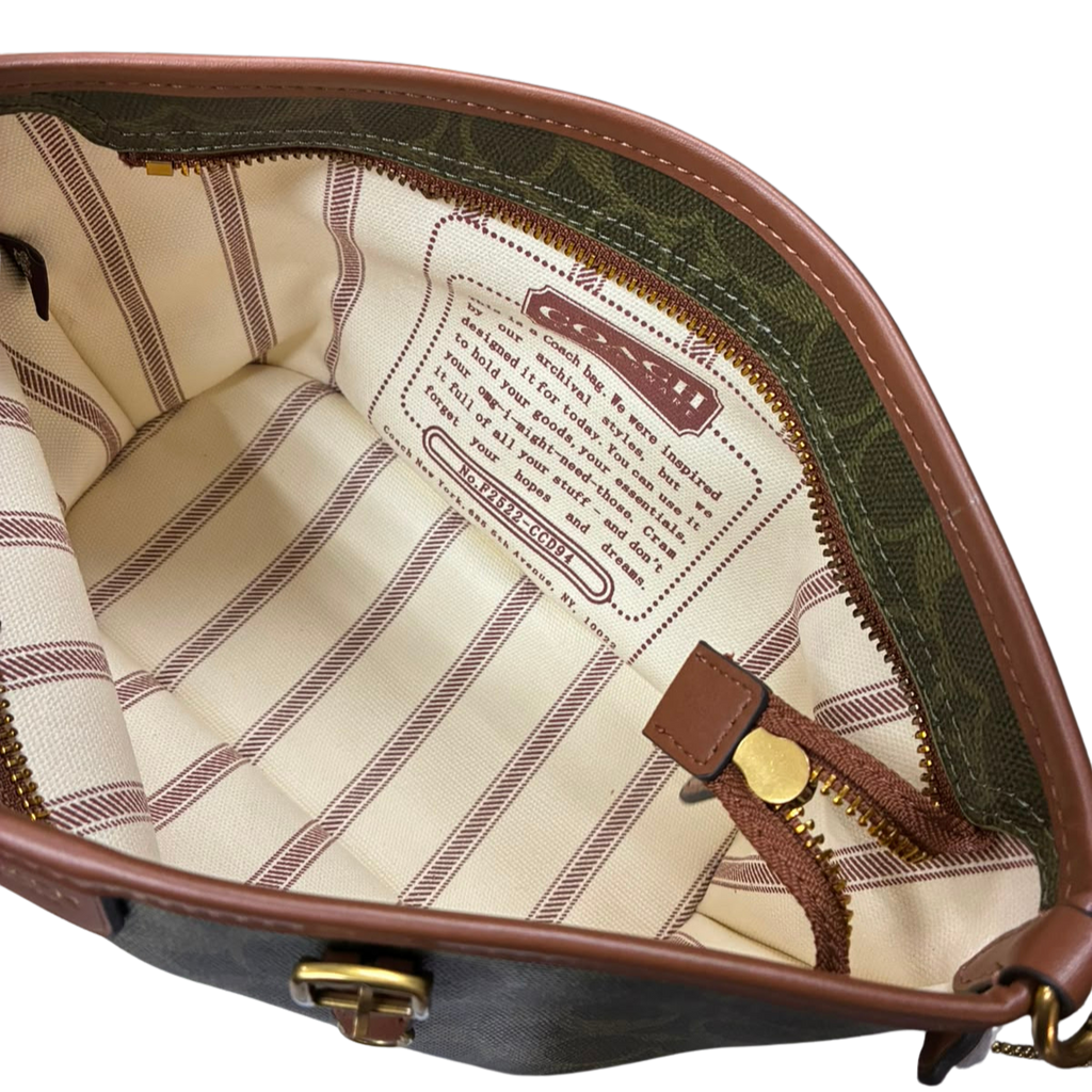 Coach Taxi Tote 21 Signature Canvas