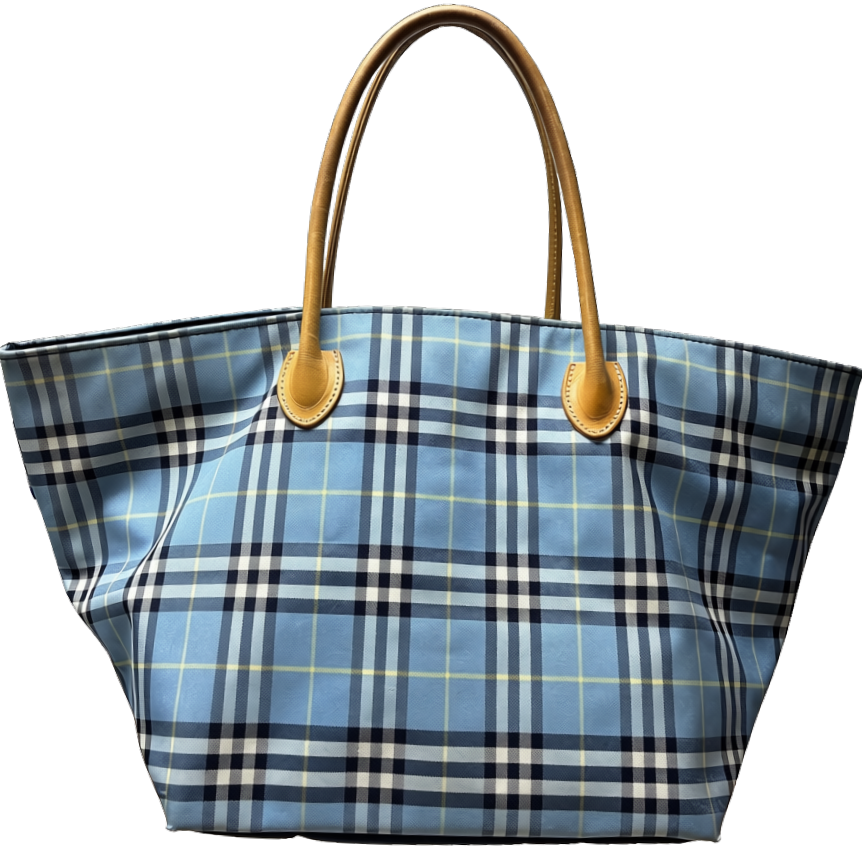 Burberry Blue Label Nova Check Tote Bag