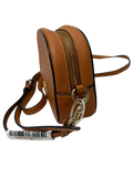 Coach Mini Serena Crossbody Bag In Crossgrain Leather Orange