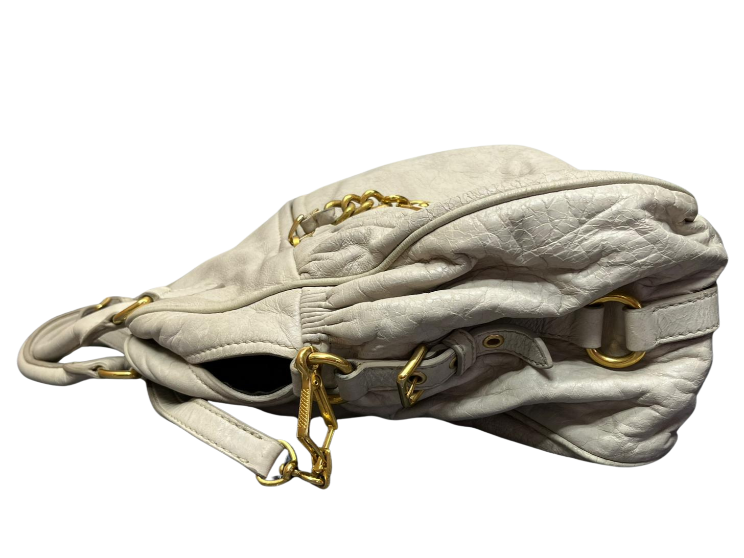 Miu Miu Matelasse Leather Charm Bag
