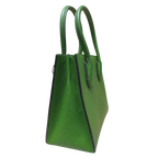 Michael Kors Mercer Floral Embellished Tote Vibrant Green Leather