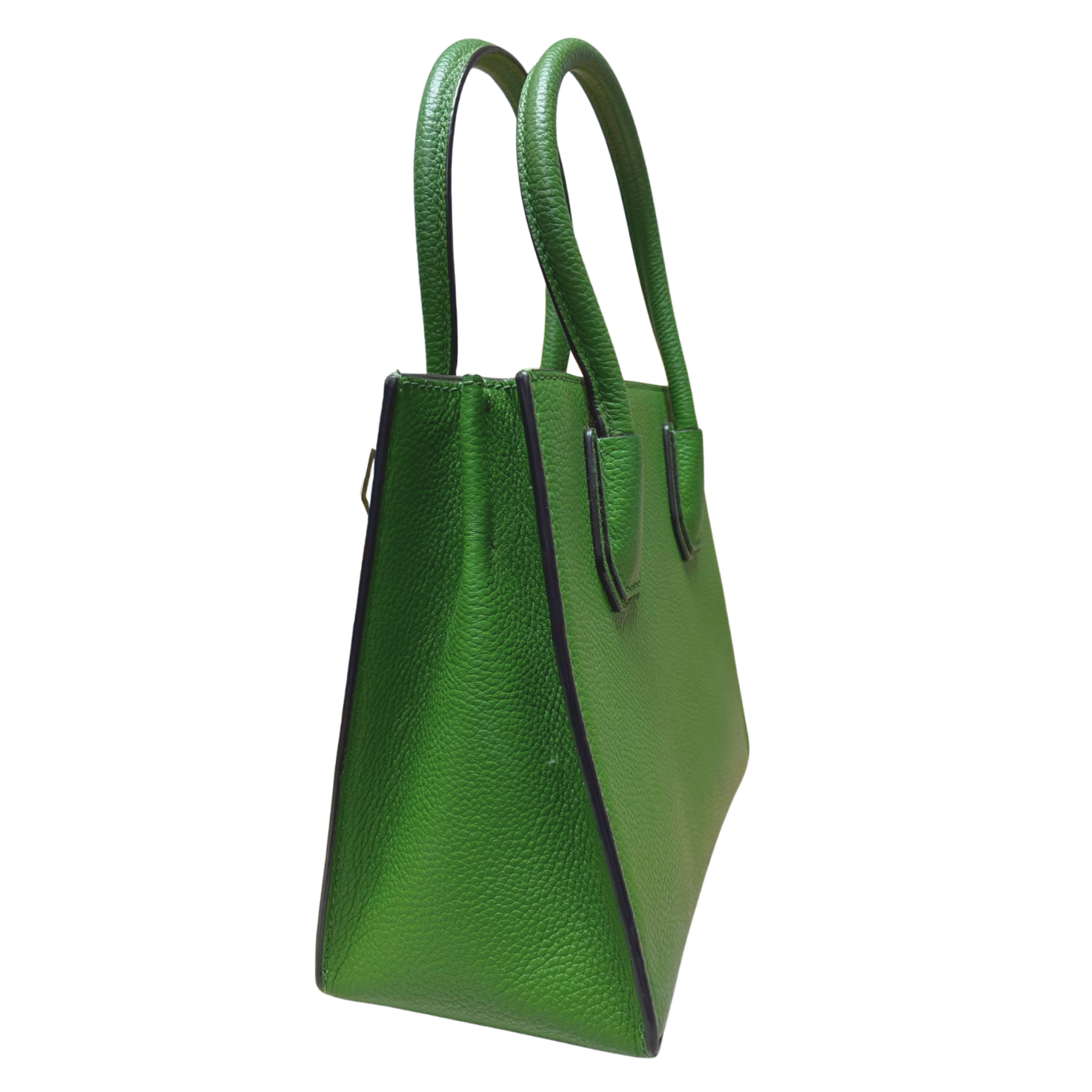 Michael Kors Mercer Floral Embellished Tote Vibrant Green Leather