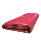 Prada Vitello Grain BiColor Continental Long Wallet