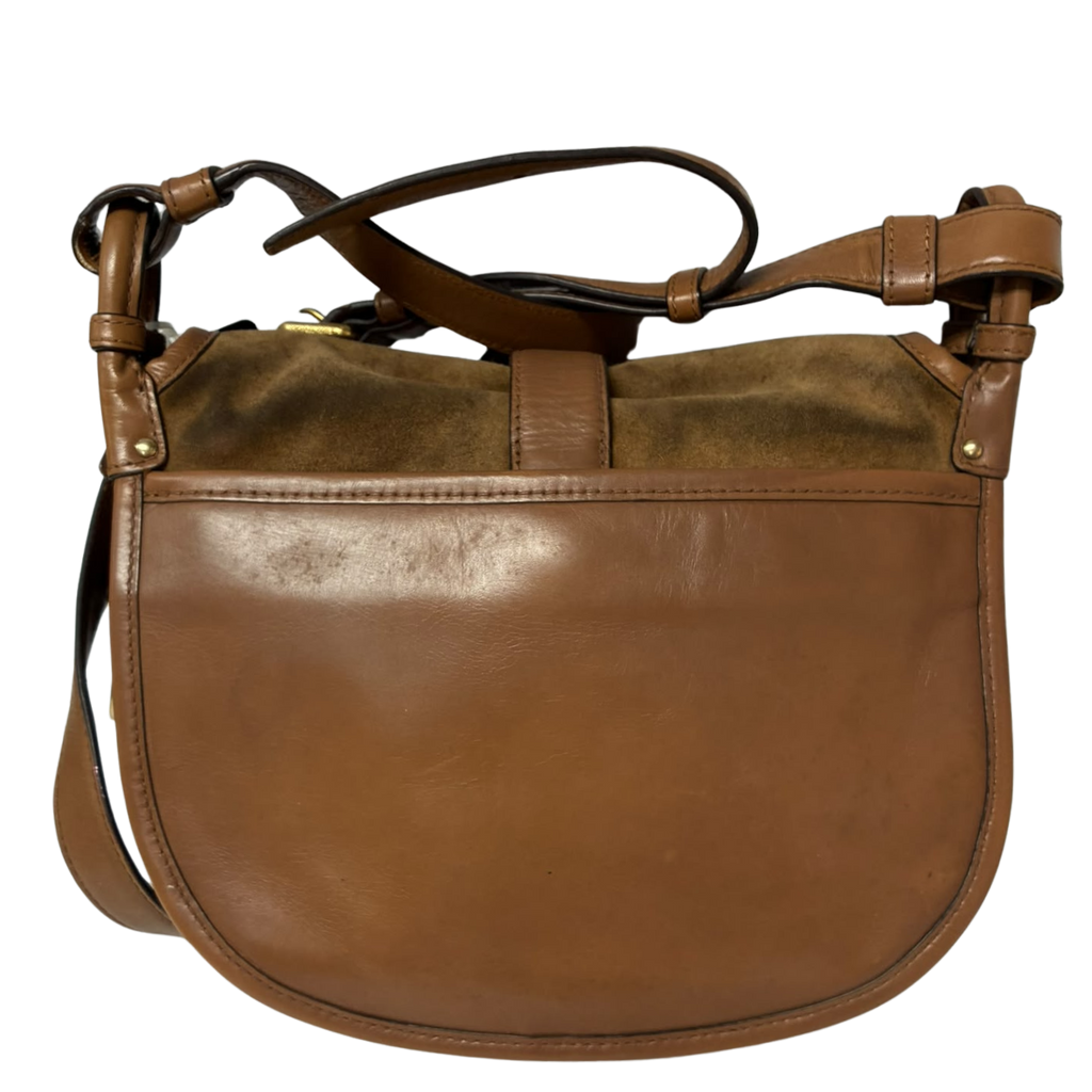 Michael Kors Jamie Suede Saddle Bag