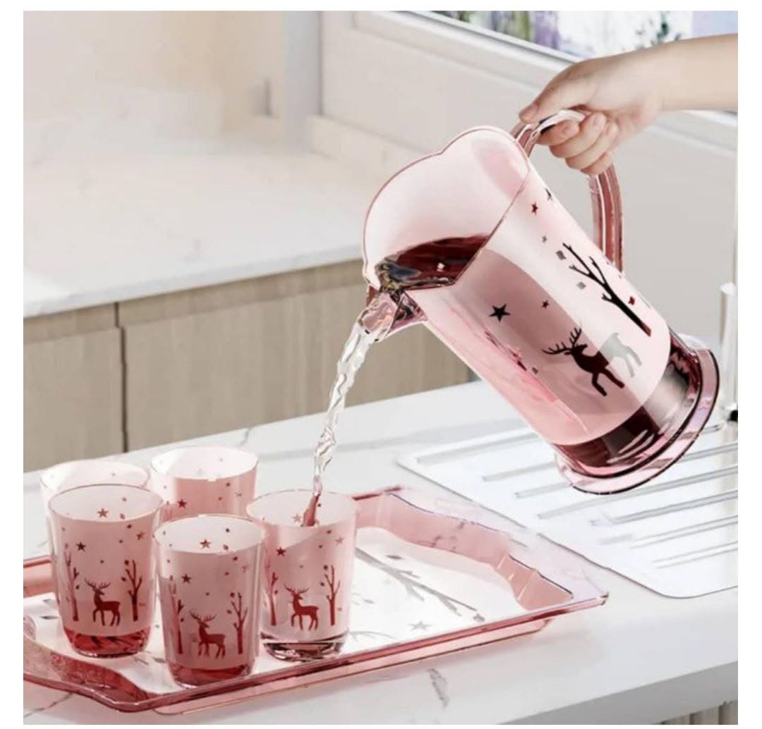 2L Water Jug with 4 x 0.25L Cups