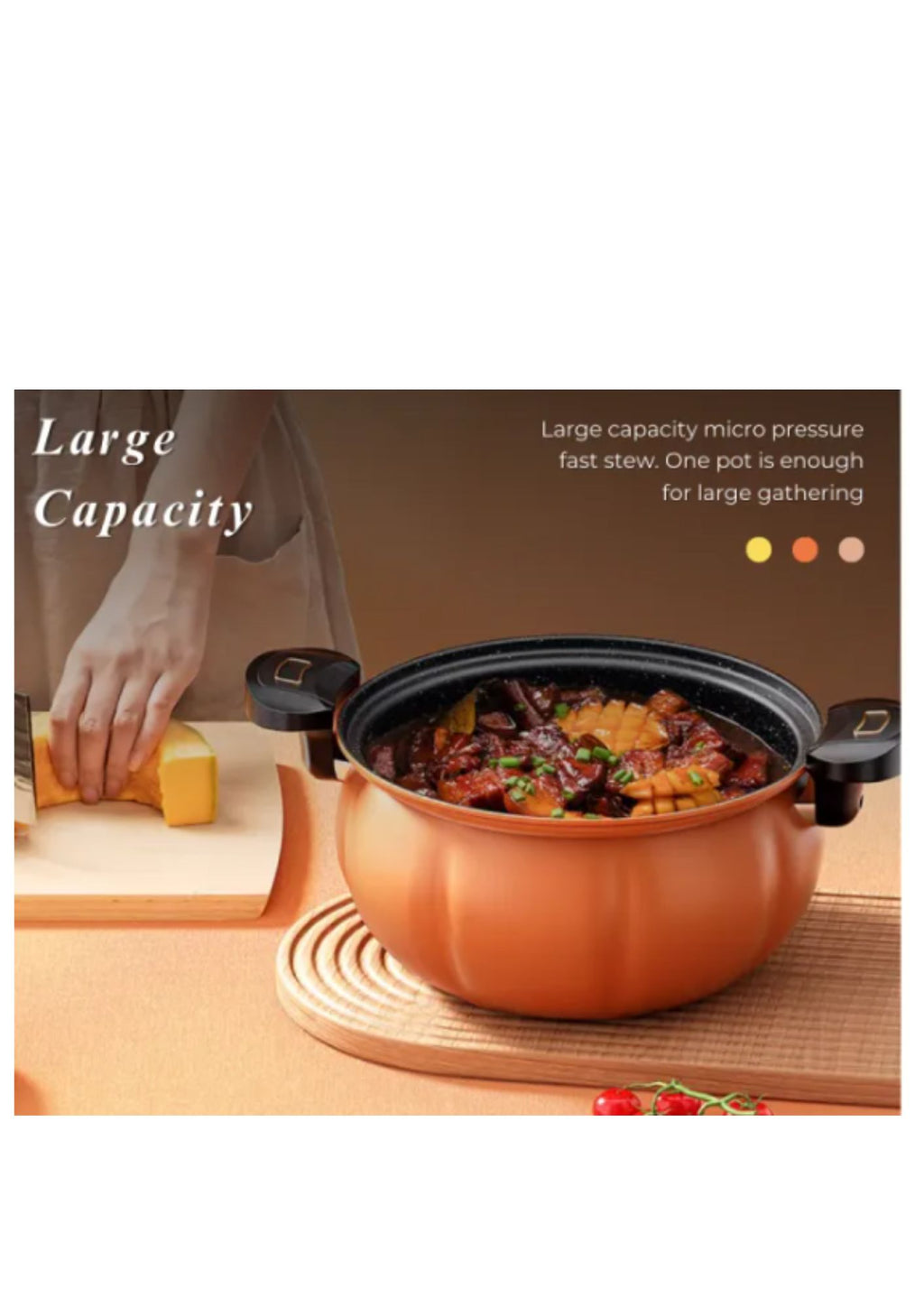Pumpkin Stock Pot Assorted Colours
