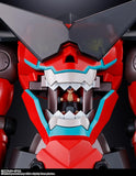 BANDAI SPIRITS Soul of Chogokin Gurren Lagann GX-107 Complete Transformation Combined Gurren Lagann & Large Slalom Giga Drill Set, Approx. 7.1 inches (180 mm), PVC & ABS & Die Cast, Painted Action