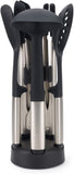 Joseph Joseph Elevate Fusion 5piece Silicone Utensil Set With Storage Stand Stainless Steel
