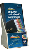 Tabbies 20 Pack with Display Rainbow Spanish Catholic Bible Indexing Tabs, Old & New Testaments + Catholic Books, 90 Multi-Colored Tabs (Copy)