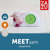 Zazu Sam the Lamb, Sleep Trainer with Night Light, Pink