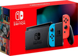 Nintendo Switch Console, Extended Battery Life, Red/Blue