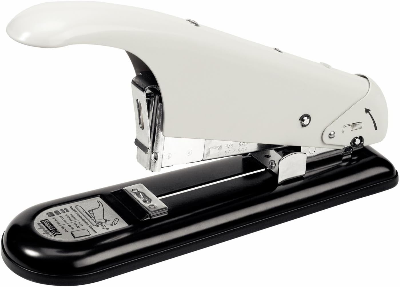 Rapid HD9 Heavy-Duty Stapler Metal 110-Sheet Capacity Black/White, 10264021