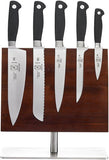 Mercer Culinary M21942 Genesis 6-Piece Magnetic Board Knife Set, 11 3/8 x 9, Stainless Steel