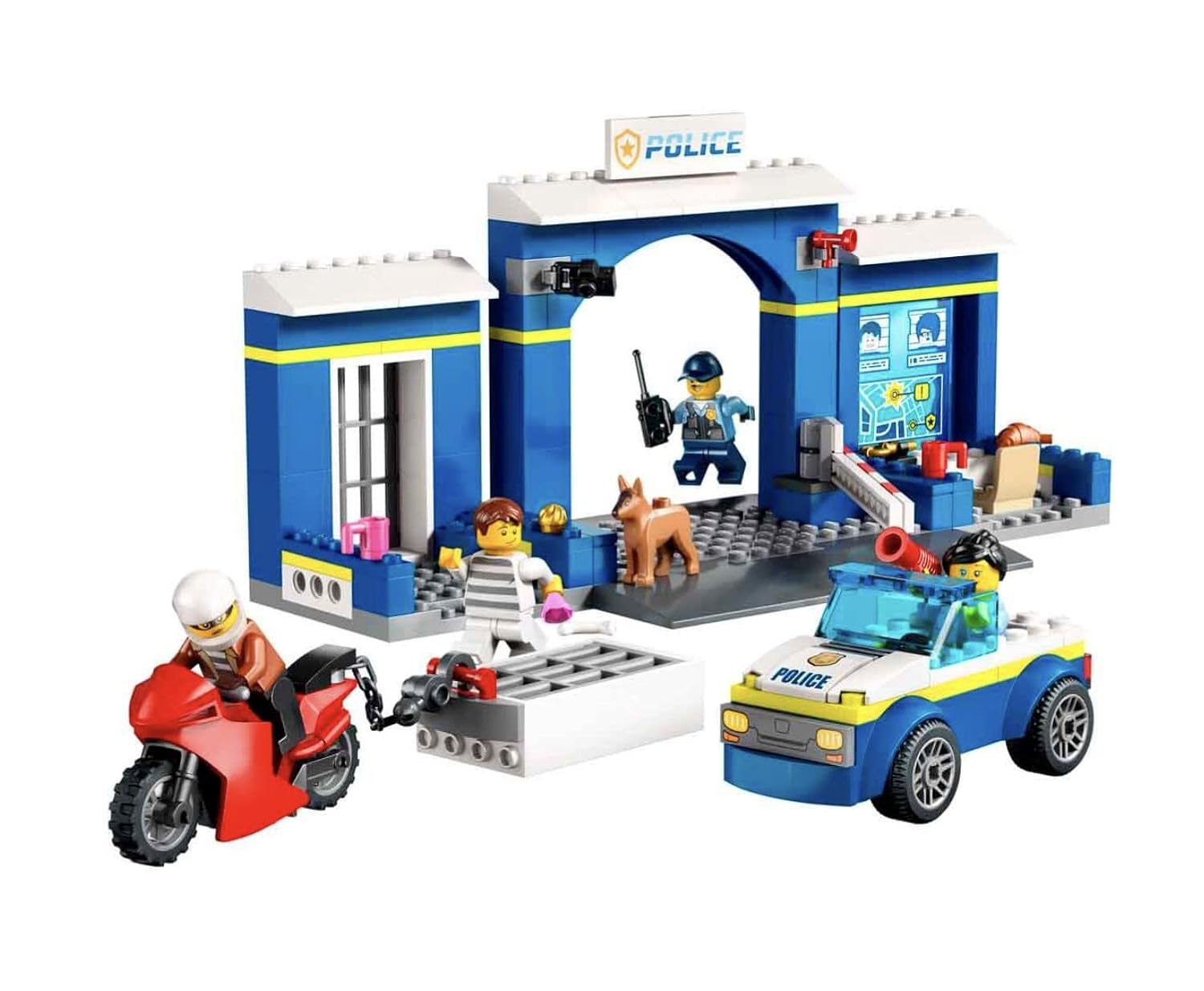 LEGO City Police Station Chase 60370 Building Toy Set Secondary image