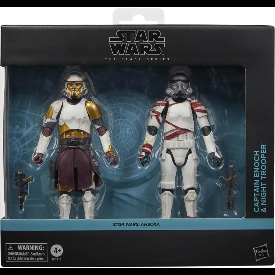 Star Wars The Black Series Captain Enoch And Night Trooper Star Wars Ahsoka Collectible 6 Inch Action Figure 2Pack
