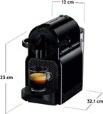 Nespresso D40-SG-BK-NE Inissia Coffee Maker, Black