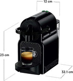 Nespresso D40-SG-BK-NE Inissia Coffee Maker, Black