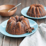 Nordic Ware 84024 Bundt Duet Pan, 5 Cup, Graphite