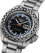 SEIKO 5 Sports Special Edition Black Checkered Automatic Watch SRPK67 Black