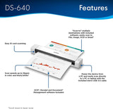 Brother DS-640 Compact Mobile Document Scanner, (Model: DS640) 1.5"x2"x11.9"