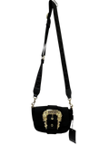 Versace Jeans Couture Shoulder Flip Small Black Fabric