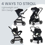Britax Willow Brook Travel System Onyx Glacier