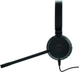 Jabra Evolve 30 II Wired Headset, Stereo, MS-Optimized – Telephone Headset with Superior Sound for Calls and Music – 3.5mm Jack/USB Connection