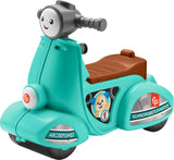 Fisher-Price Laugh & Learn Toddler Ride-On Toy, Smart Stages Cruise Along Scooter with Lights Music and Learning for Ages 1 Year and U