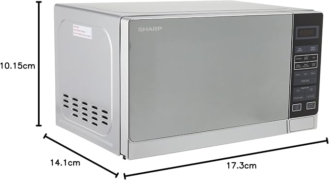 SHARP R-22A0(SM)V Microwave Oven-20L Touch Control