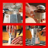 Bialetti 6800 Moka Express 6 Cups, Silver