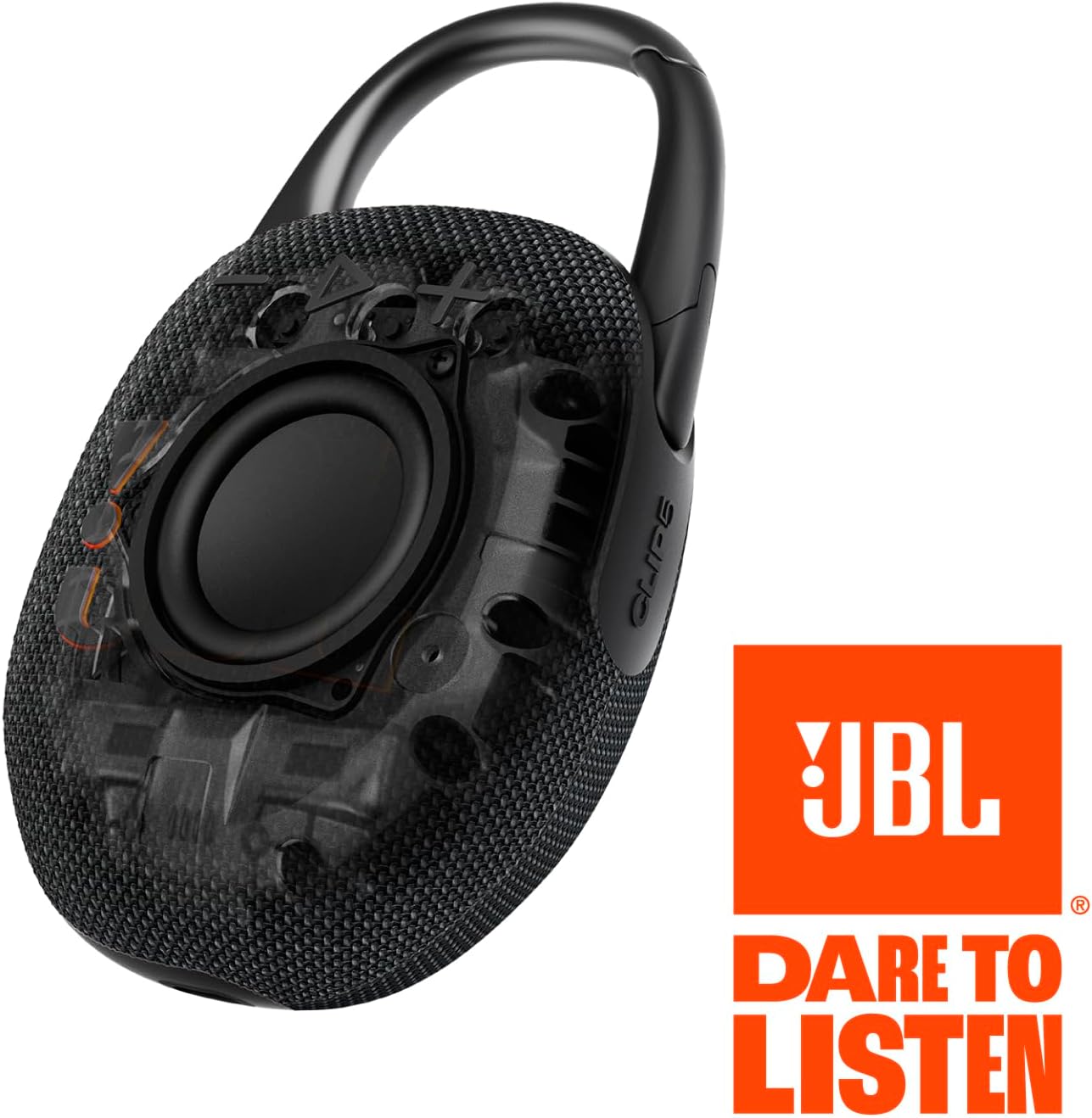 JBL Clip 5 - Ultra-Portable, Waterproof & Dustproof Bluetooth Speaker, Big Pro Sound with Punchy bass, Integrated Carabiner, Up to 12 Hours of Play, Made in Part with Recycled Materials Red