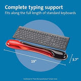 Kensington Gel Keyboard Wrist Rest - Red/Black (K62398AM)