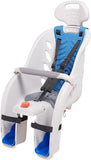 Schwinn Deluxe and Ovation Bike Child Carrier, Rear Mounted Bike Seat Compatible with Most Adult Bike, Seats One Child, Ages 1 Year and Up, Max. Weight 40 lbs., Baby Bike Seat