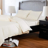 Hotelier Prestigio™ Cream Brown Quilt Cover [Queen]