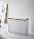 Yamazaki Home First Aid Box Three Tiered Medical Supplies Metal Organizer With Multicompartment Storage
