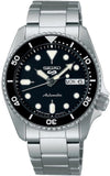 SEIKO 5 Sports Automatic Black Dial 38mm Watch SRPK29, sport