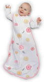 Amazing Baby Muslin Sleeping Sack with 2-Way Zipper, Watercolor Roses, Pink, Large