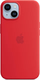 Apple iPhone 14 Silicone Case with MagSafe — (PRODUCT) RED 