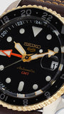 Seiko SSK036K1 5 Sports Automatic GMT Watch, silver, Strap, Silver, Strap