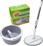 3M™ Scotch-Brite™ T6 Single Bucket Compact Microfiber Spin Mop (Refill Available)
