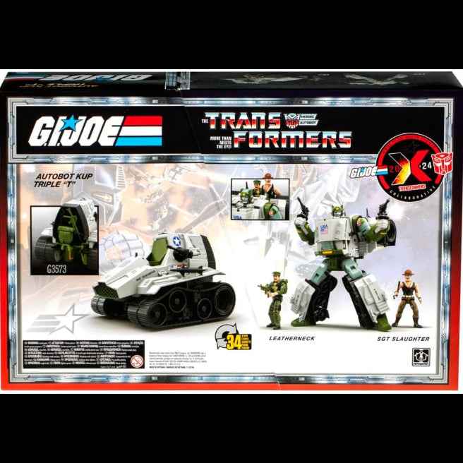 Transformers Collaborative GI Joe X Transformers Autobot Kup Triple T 8.98in Action Figure