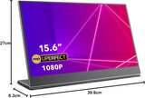 Uperfect 156KICKSTAND 15.6" Ultra Slim FHD 1080P USB-C Portable Display Freestanding Portable Monitor
