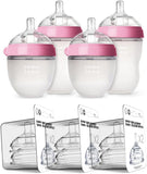 Comotomo Baby Bottle Bundle Pink