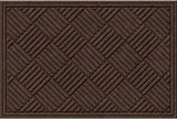 Apache Mills Textures Crosshatch Entrance Mat, 3' x 5', Walnut