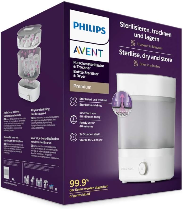 Philips Avent SCF29301 Premium Bottle Steam Sterilizer And Dryer