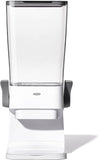 OXO Good Grips Countertop Cereal Dispenser, Clear/White (11125700) 5.5 qt.