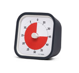 Time Timer TTM9-W Study Timer, Mod (with Cover, Charcoal Gray, 3.5" (9 cm), 60 Mins, Learning Alarm