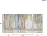 Madison Park MP95C-0041 Forest Reflections Landscape Canvas Wall Art 15X30 2 Piece Multi Panel, Modern/Contemporary Wall Decor